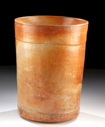 Beautifully Preserved Maya Pottery Cylinder