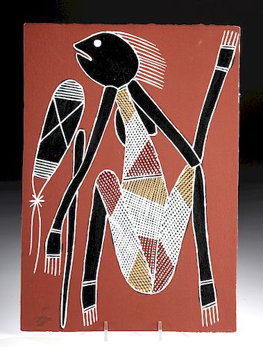 Trevor Nganjmirra Painting - Spirit Marakai - 2001