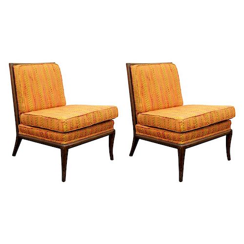 Robsjohn-Gibbings for Widdicomb Lounge Chairs, Pr