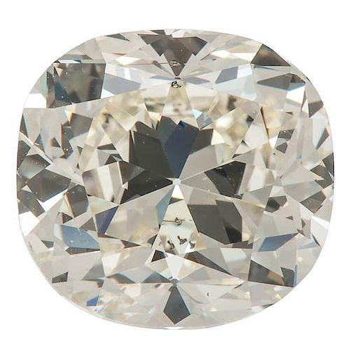G.I.A. Certified 5.02 Carat Cushion Cut Diamond 