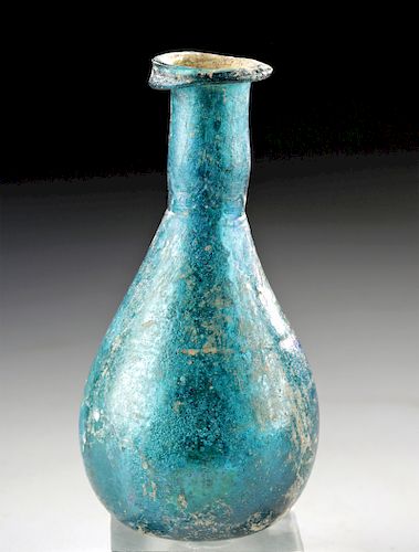 Fine Roman Glass Bottle w/ Teal Hue
