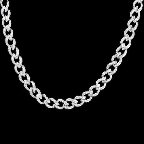 8.50ct TW Diamond and 18K Necklace