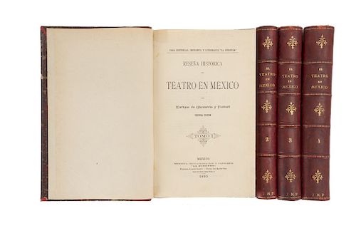 Olavarría y Ferrari, Enrique. Reseña Histórica del Teatro en México. México: 1895. Segunda edición. Tomos I - IV.