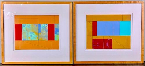 Liliane Luneau ( 20thc.) Two Works, No. 239 and No.249,