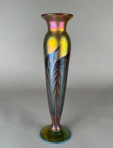 Lundberg Studios Art Glass Vase, 2001
