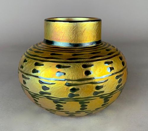 Lundberg Studios Art Glass Vase, 2000