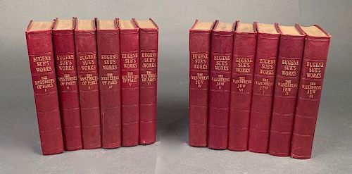 Eugene Sue's Works, The Mysteries of Paris 6 Vols and T