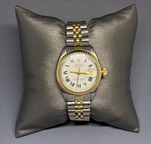 Ladies Rolex Two Tone Oyster Superlative Chronometer