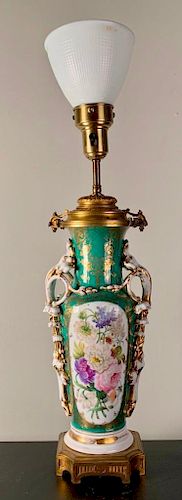 Gilt Bronze Mounted Paris Porcelain Vase