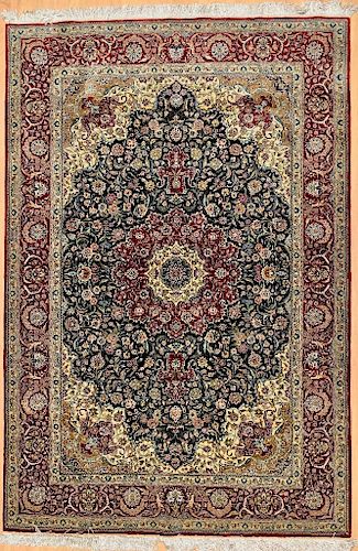 Silk Kaiseri Carpet, Turkey, 20th Century