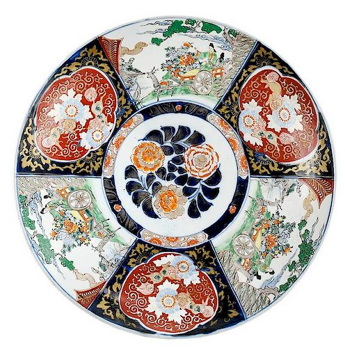 Chinese Imari Porcelain Charger
