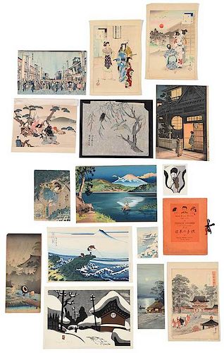 21 Japanese Woodblock Prints, Utagawa Kuniyoshi