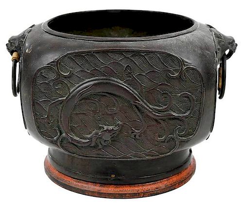 Chinese Red Copper Censer