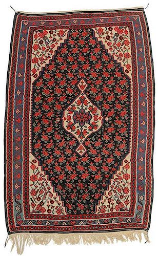 Kilim with Rose Field