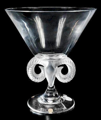 Lalique Aries Glass Bowl