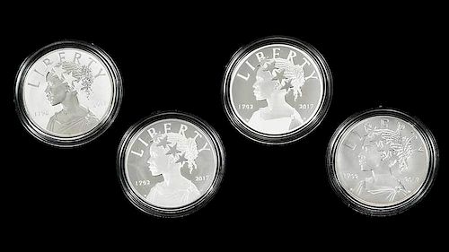 Liberty 225th Anniversary Silver Four Medal Set