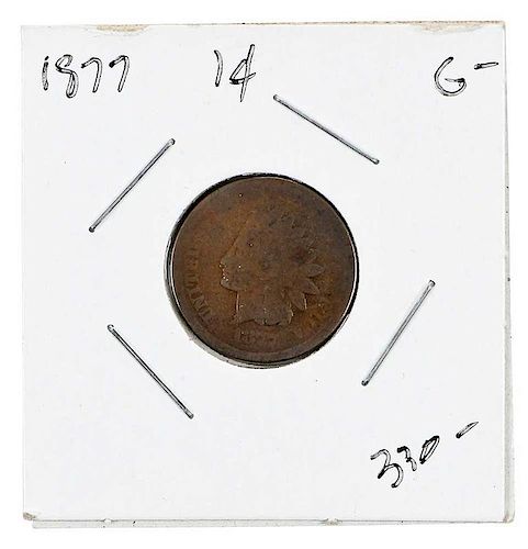 1877 Indian Head Cent