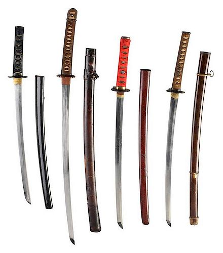 Four Katana Swords