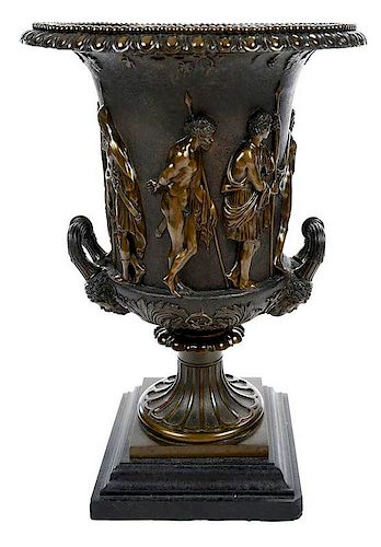 Classical Bronze Urn by Benedetto Boschetti