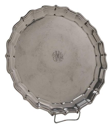 Chippendale Pattern Sterling Tray