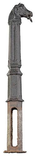 Cast Iron Figural Hitching Post