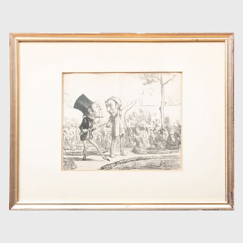 Honoré Daumier (1808 - 1879): Croquis de Chasse