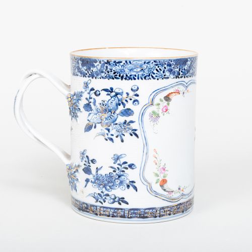 Chinese Export Style Porcelain Tankard