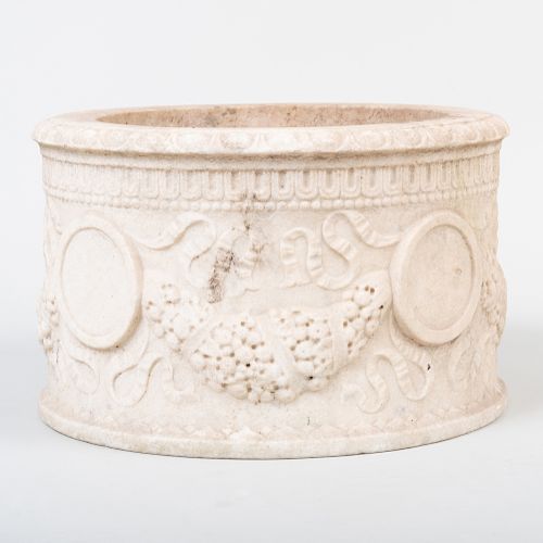 Classical Style Marble Jardinère