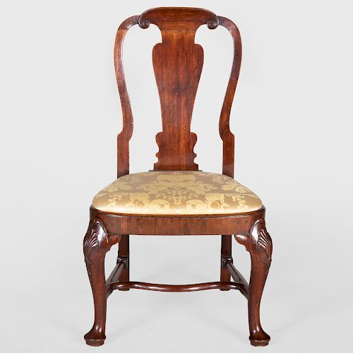 George II Walnut Side Chair