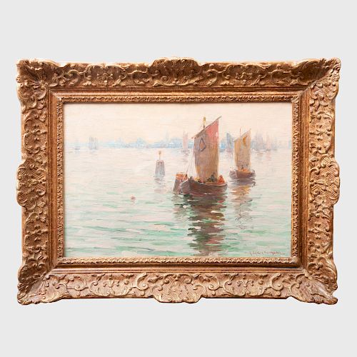 Herbert Cyrus Farnum (1866-1925): Harbor View of Venice