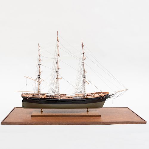 Painted Model of the Clipper Ship 'Flying Cloud'