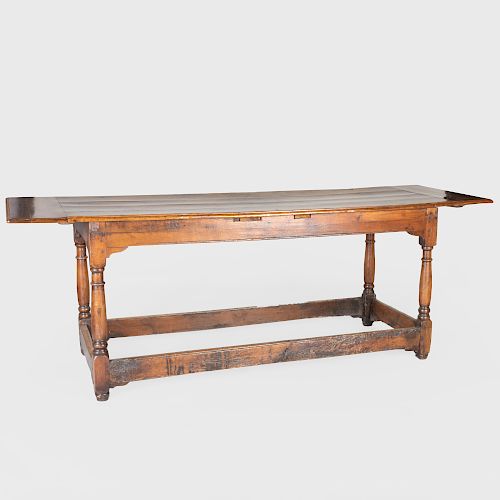 English Oak Refractory Table