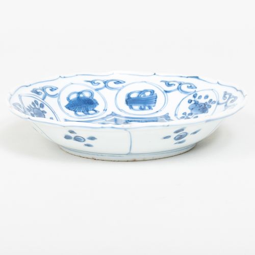 Kraak Porcelain Blue and White Dish