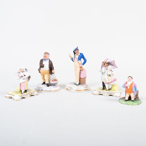 Group of Austrian Porcelain Figure Groups