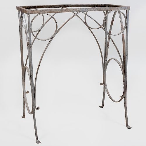 Wrought Iron Gothic Form Table Base