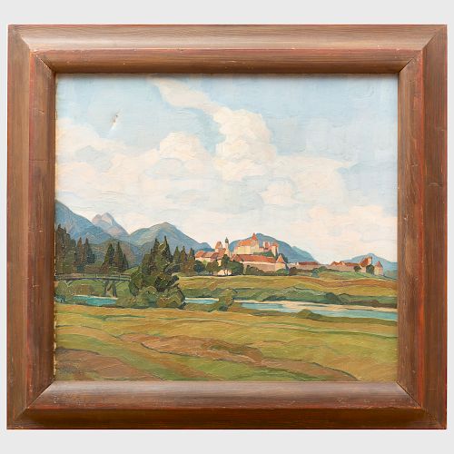 Erwin Steiner (1893-1953): Alpine Landscape