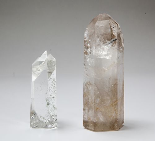Quartz Crystal Mineral Specimens, Two