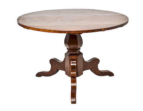 English Regency Style Mahogany Center Table