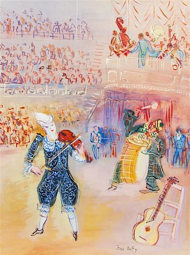 Jean Dufy, (French, 1888-1964), La grosse caisse ravageuse