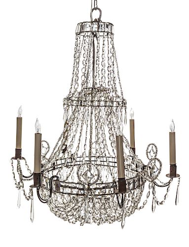 A Neoclassical Style Chandelier
