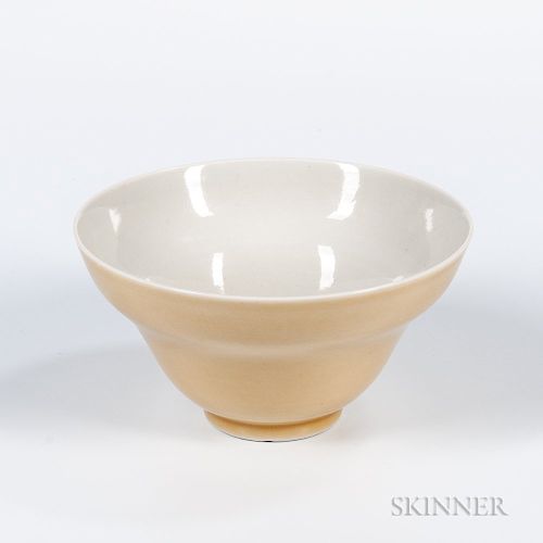 Yellow-glazed Porcelain Bowl