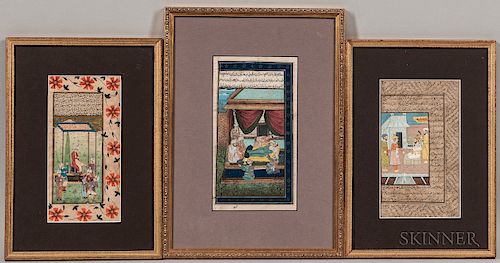 Three Miniature Paintings