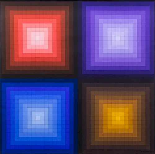 Victor Vasarely, (French/Hungarian, 1906-1997), ARCTU, 1964-92