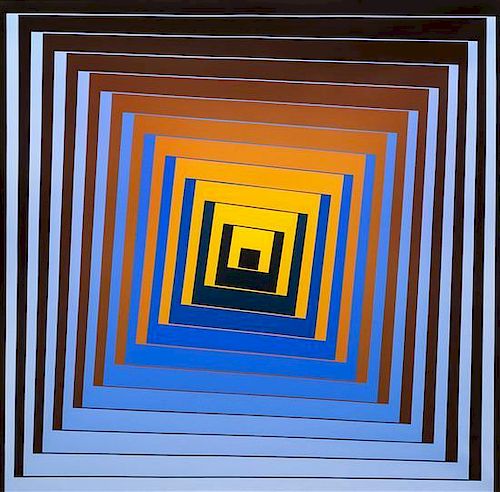 Victor Vasarely, (French/Hungarian, 1906-1997), VONAL-NAP, 1979-92