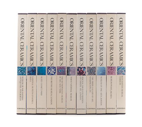 KOYAMA FUJIO AND JOHN POPE, ORIENTAL CERAMICS: THE WORLD'S GREAT COLLECTIONS, VOLUMES I-XI, TOKYO, 1980-82