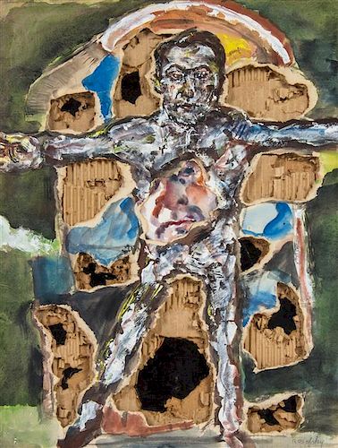 * Seymour Rosofsky, (American, 1924-1981), Self-Portrait, c. 1974