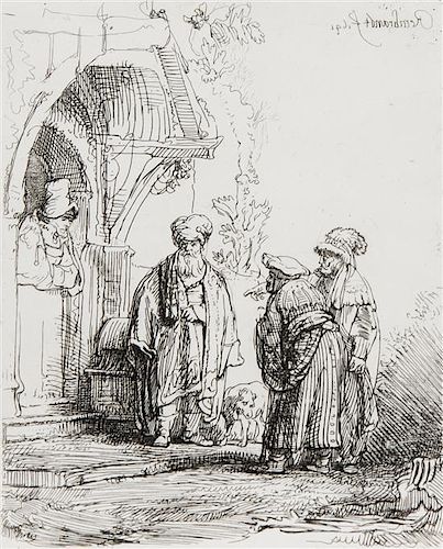 Rembrandt van Rijn, (Dutch, 1606-1669), Three Oriental Figures