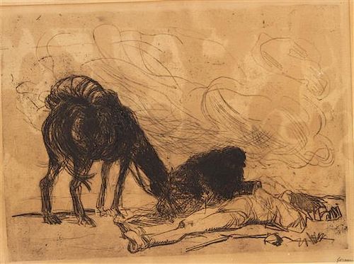 Jean Louis Forain, (French, 1852-1931), Untitled