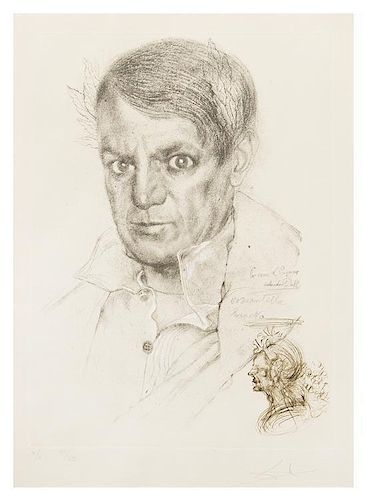 * Salvador Dali, (Spanish, 1904-1989), Picasso as a Young Man