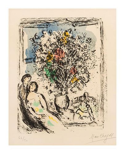 Marc Chagall, (French/Russian, 1887-1985), La petite fenetre, 1974